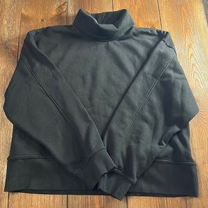 Zara Turtleneck Fleece Sweatshirt